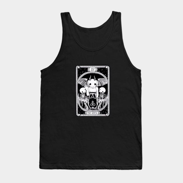 The Devil Tarot card Tank Top by Marcies Art Place